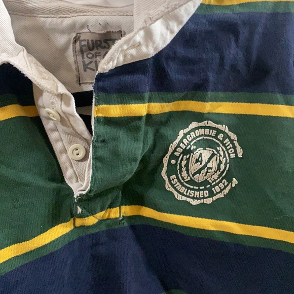 LF Tops Lf Vintage Abercrombie Fitch Cropped Rugby Shirt Poshmark